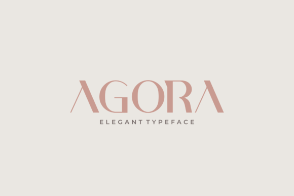 Agora: The Elegant Serif Typeface for Handmade Creators