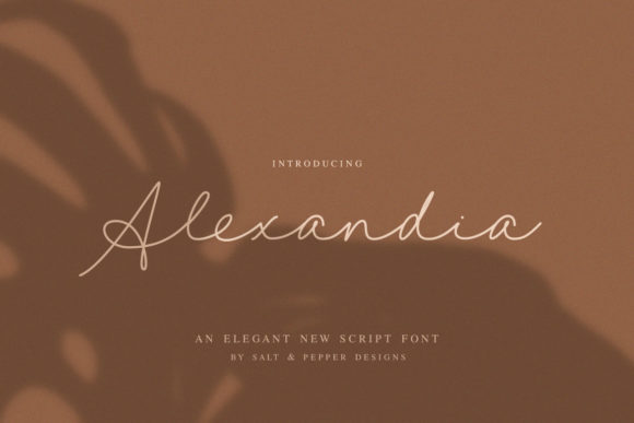 Alexandia: A Sweet Handwritten Font for Editorial Design