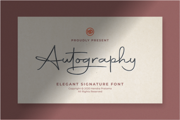 Autography: The Modern Signature Font for Bold Branding