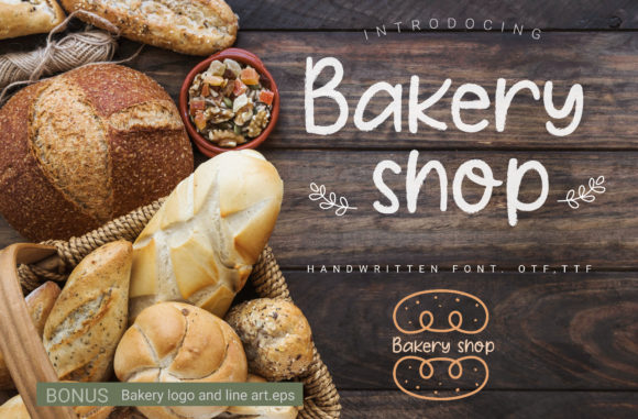 Bakery Shop: A Handwritten Typeface for Warm Editorial Design