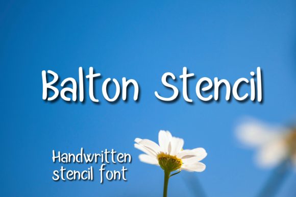 Balton Stencil: The Handwritten Font for Your Brand