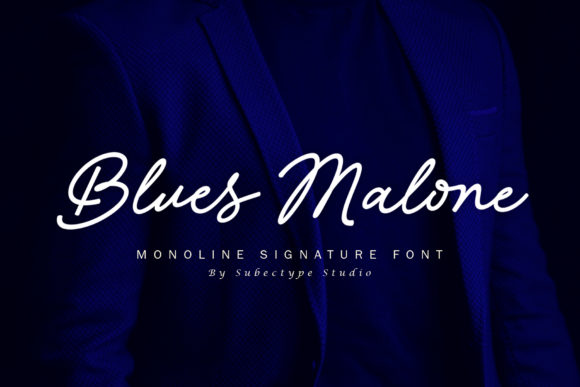 Blues Malone: The Modern Handwritten Typeface for Elegant Brands