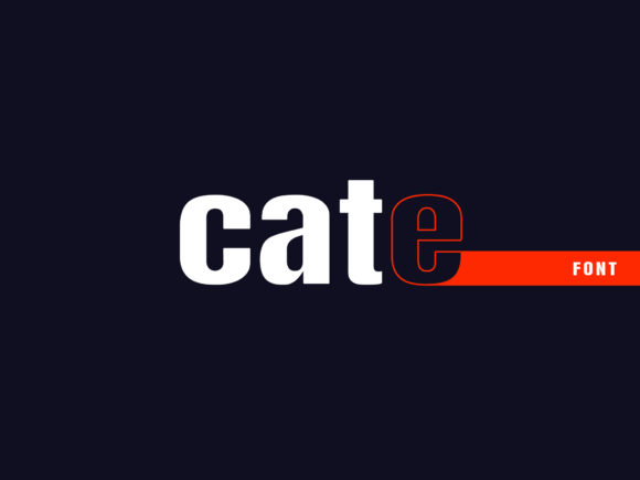 Cate: The Minimal Sans Serif Font for Professional Branding
