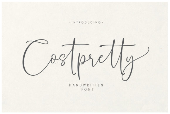 Costpretty: The Elegant Handwritten Font for Scroll-Stopping Campaigns