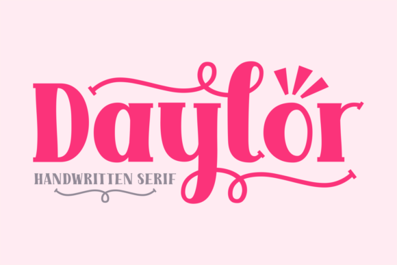 Daylor: A Bold Serif Typeface for Editorial Design