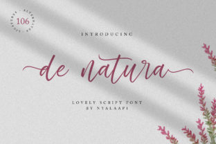 De Natura: A Magical Script Font for Elegant Branding Projects