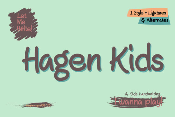 Hagen Kids: The Quirky Handwritten Font for Standout Campaigns