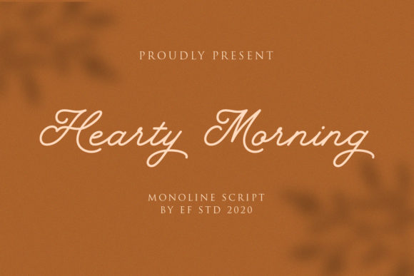 Hearty Morning: A Premium Script Handwritten Font for Editorial Design