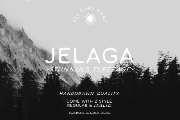 Jelaga: The Handwritten Typeface for Authentic Brand Identity