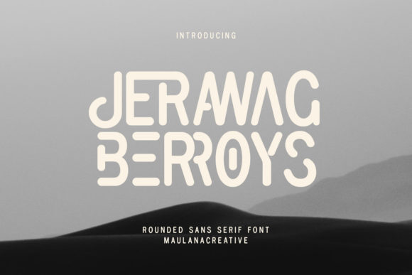 Jerawag Berroys: A Vintage Sans Serif for Modern Web Design