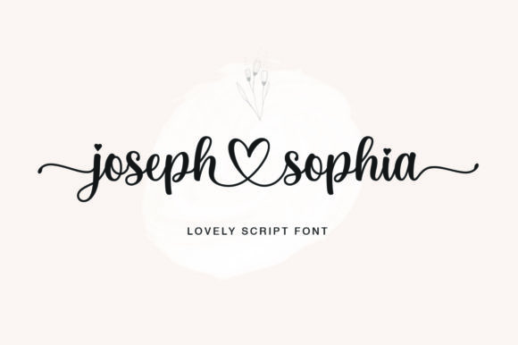 Joseph Sophia: A Refined Script Handwritten Font for Editorial Design