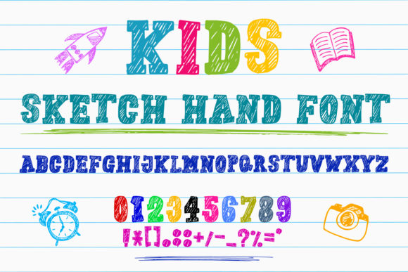 Kids Sketch Hand: The Perfect Typeface for School-Themed Campaigns