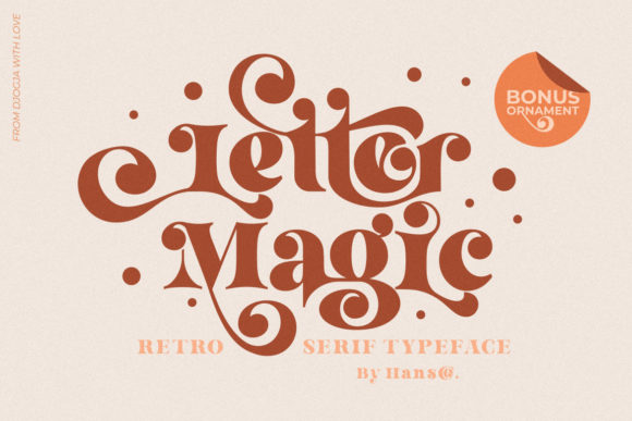 Letter Magic: A Vintage Serif for Editorial Design