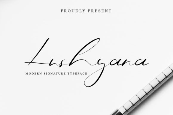 Lushyana: The Premium Script Handwritten Font for Personalized Branding