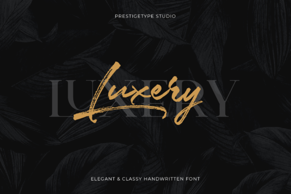 Luxery: A Neat Brushed Handwritten Font for Standout Campaigns