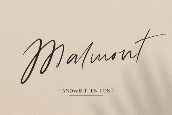 Malmont: A Timeless Handwritten Typeface for Editorial Design