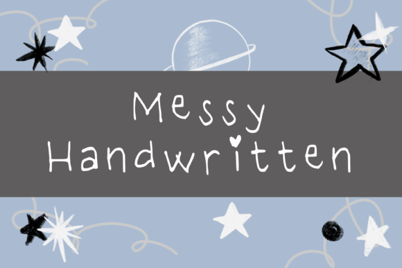 Messy: A Cute Handwritten Freebie for Creative Projects