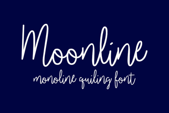 Moonline: A Magical Script Font for Elegant Web Design