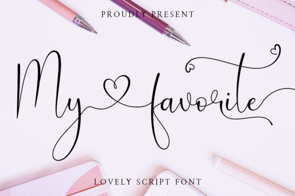 My Favorite: A Modern Calligraphy Typeface for Branding