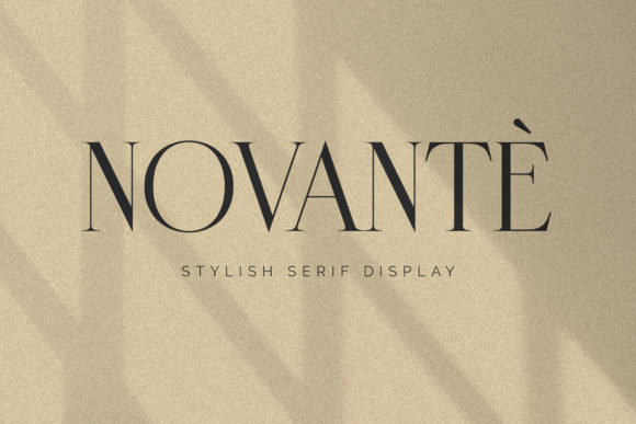 Novante: The Premium Serif Font for Professional Branding