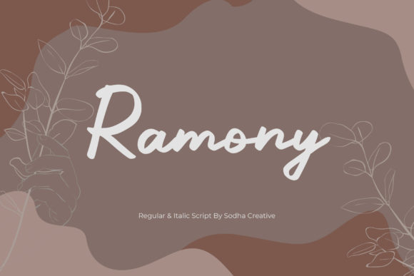 Ramony: The Elegant Handwritten Font for Modern Campaigns