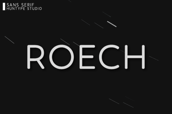 Roech: The Clean Sans Serif Font for Modern Craft Brands