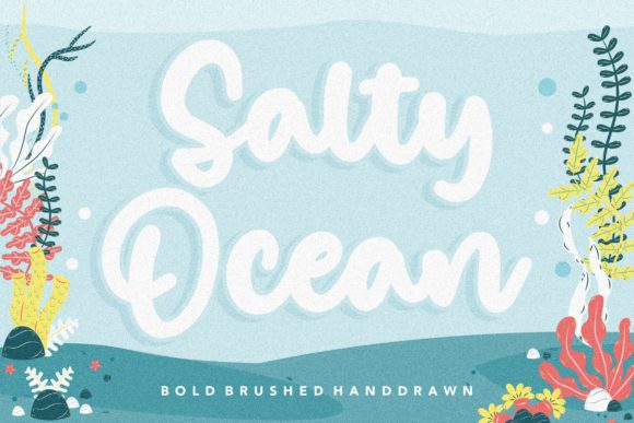 Salty Ocean: The Perfect Handwritten Font for Small Business Branding