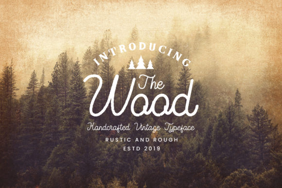 The Wood: A Delicate Handwritten Font for Modern Branding