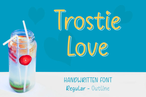 Trostie Love: The Handwritten Typeface for Creative Campaigns