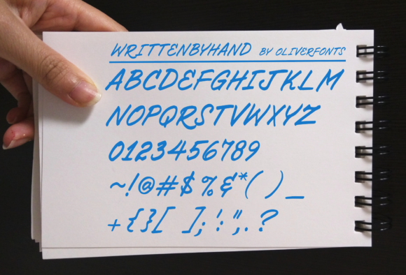 Written by Hand: A Casual Script Typeface for Modern Digital Design