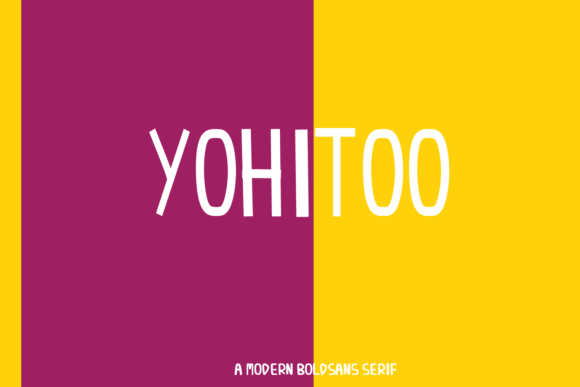 Yohitoo: The Minimal Sans Serif Font for Standout Branding